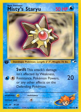 Misty's Staryu 090 - 1st Edition - Common