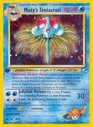 Misty's Tentacruel 010 - 1st Edition Holofoil - Holo Rare