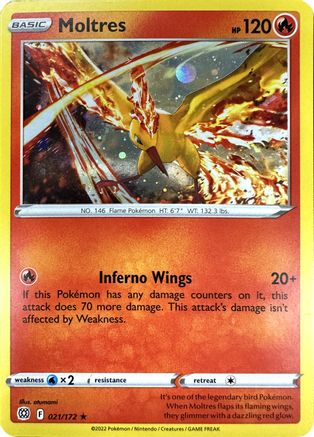 Moltres (Cosmos Holo) 021 - Holofoil - Promo