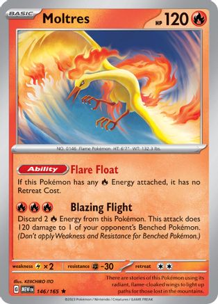 Moltres 146 - Holofoil - Rare