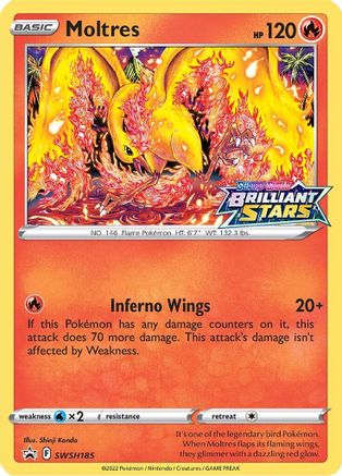 Moltres SWSH185 - Holofoil - Promo