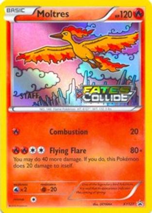 Moltres - XY127 (Prerelease) [Staff]  - Holofoil - Promo