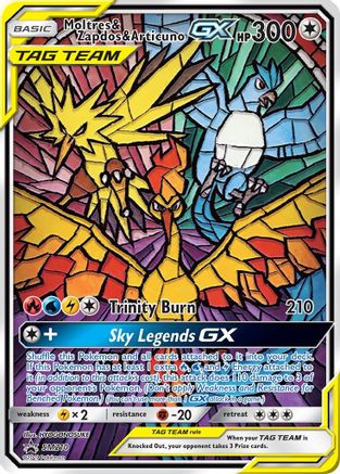 Moltres & Zapdos & Articuno GX SM210 - Holofoil - Promo