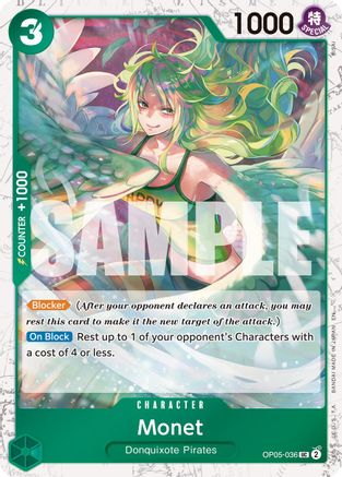 Monet (Pirate Foil) (OP05-036) - Uncommon