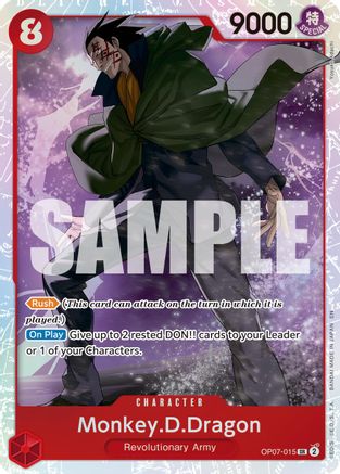 Monkey.D.Dragon (Reprint) (OP07-015) - Super Rare