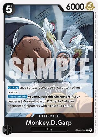 Monkey.D.Garp (EB02-049) - Rare