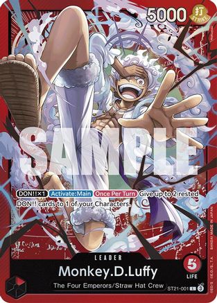 Monkey.D.Luffy (001) (ST21-001) - Leader