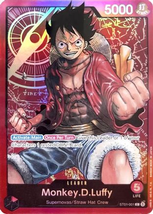 Monkey.D.Luffy (001) (ST01-001) - Leader