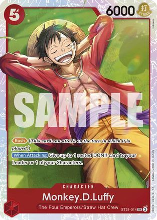 Monkey.D.Luffy (014) (ST21-014) - Super Rare