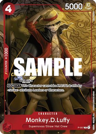 Monkey.D.Luffy (007) (CS 2023 Celebration Pack) (P-007) - Promo