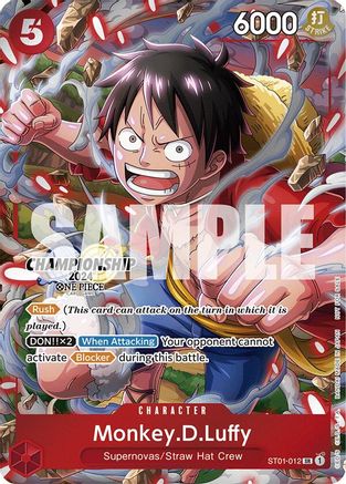 Monkey.D.Luffy (CS 2024 Celebration Pack) (ST01-012) - Super Rare