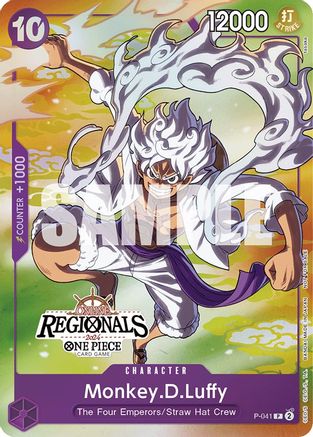 Monkey.D.Luffy (041) (Online Regional 2024 Vol. 2) [Participant] (P-041) - Promo