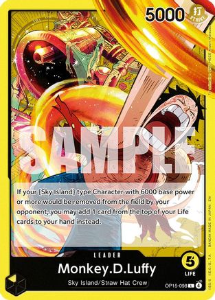 Monkey.D.Luffy (OP15-098) (OP15-098) - Leader