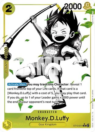 Monkey.D.Luffy (014) (Parallel) (ST13-014) - Common