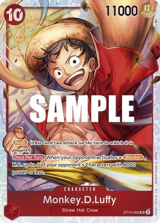 Monkey.D.Luffy (006) (ST10-006) - Super Rare