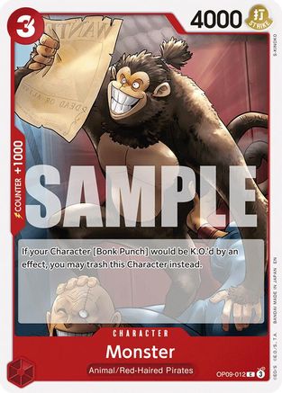 Monster (Reprint) (OP09-012) - Common