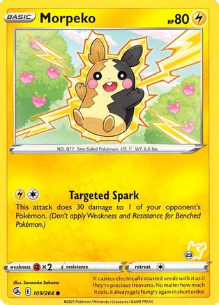 Morpeko (#23 Pikachu Stamped) 109/264 - Promo