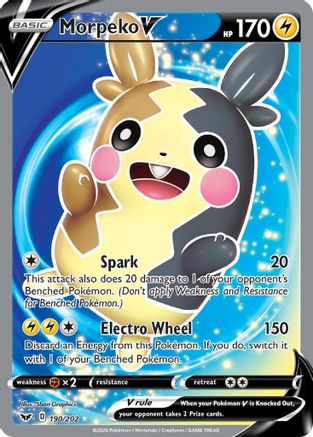 Morpeko V (Full Art) 190 - Holofoil - Ultra Rare