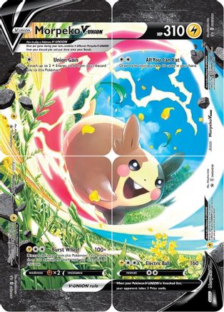 Morpeko V-Union [Set of 4] SWSH218  - Holofoil - Promo