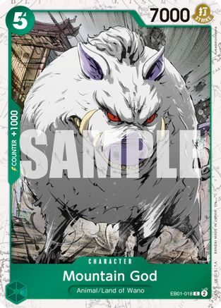 Mountain God (Pirate Foil) (EB01-018) - Common