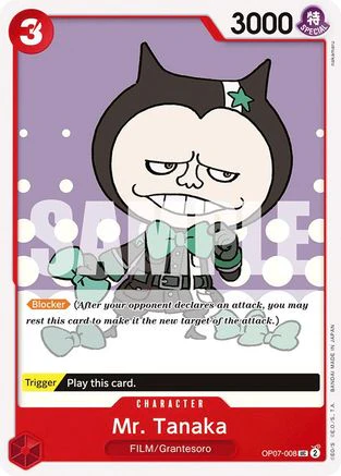 Mr. Tanaka (OP07-008) - Uncommon