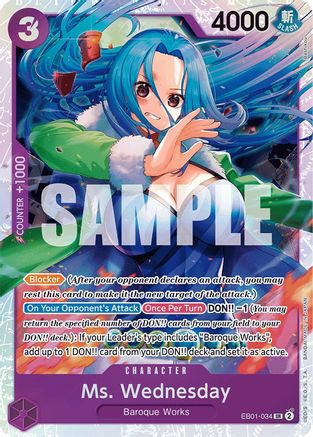 Ms. Wednesday (EB01-034) - Super Rare