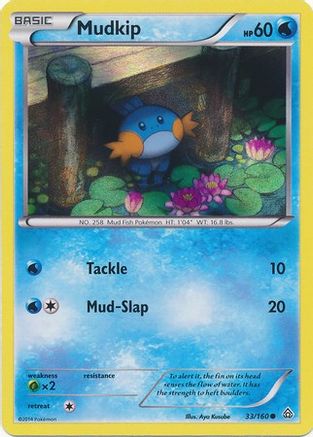 Mudkip (Sheen Holo) 033/160 - Holofoil - Promo