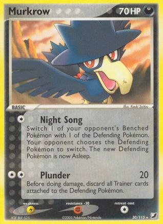 Murkrow - Reverse Holofoil - Rare