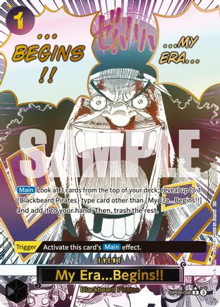 My Era...Begins!! (Alternate Art) (OP09-096) - Rare