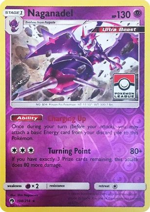 Naganadel (Pokemon League) 108/214 - Reverse Holofoil - Promo