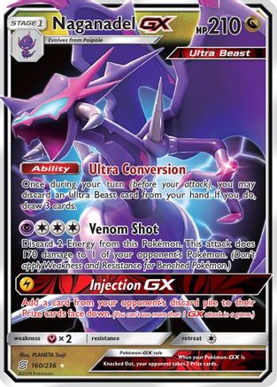 Naganadel GX 160 - Holofoil - Ultra Rare