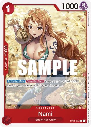 Nami (Tournament Pack Vol. 3) [Participant] (ST01-007) - Promo