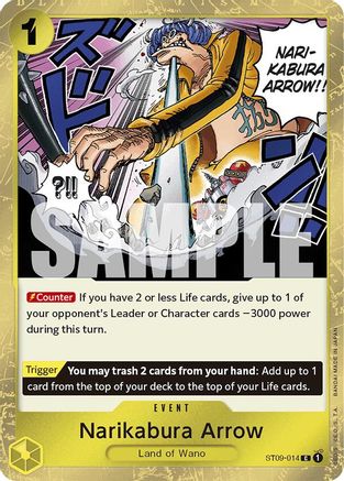 Narikabura Arrow (Jolly Roger Foil) (ST09-014) - Common