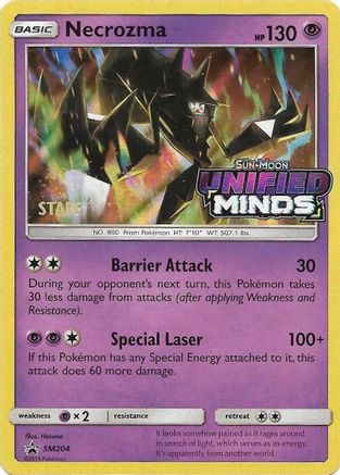 Necrozma - SM204 (Prerelease) [Staff]  - Holofoil - Promo