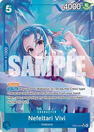 Nefeltari Vivi (024) (Alternate Art) (EB03-024) - Super Rare