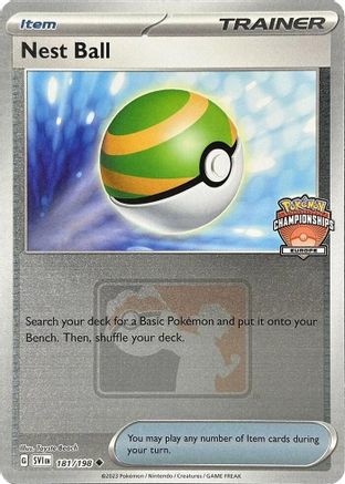 Nest Ball (Europe Championships) 181/198 - Reverse Holofoil - Uncommon