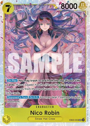 Nico Robin (055) (EB03-055) - Super Rare