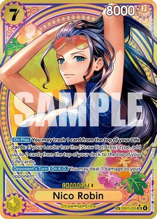 Nico Robin (055) (SP) (EB03-055) - Super Rare