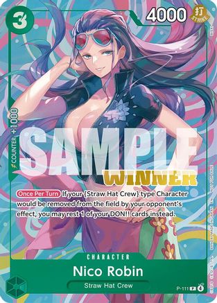 Nico Robin (Heroines Battle Winner Pack) (P-111) - Promo