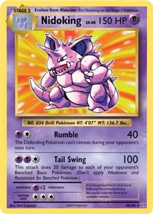 Nidoking (XY Evolutions) 045/108 - Rare