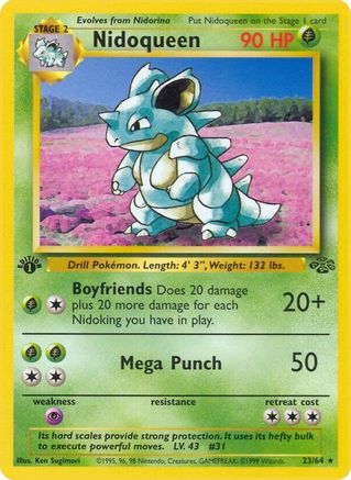 Nidoqueen (23) (23) 023 - 1st Edition - Rare