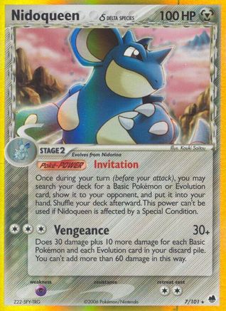Nidoqueen (Delta Species)/101 - Reverse Holofoil - Holo Rare