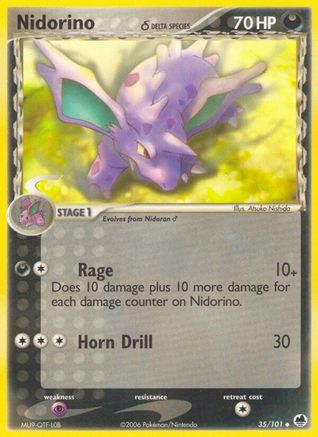 Nidorino (Delta Species)/101 - Reverse Holofoil - Uncommon
