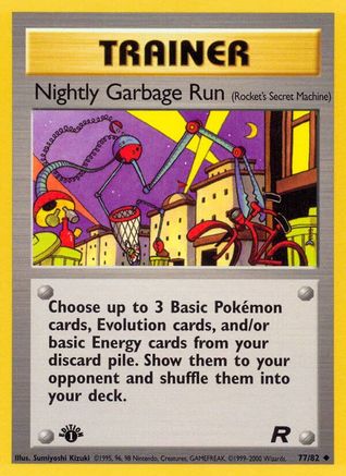Nightly Garbage Run (Rocket's Secret Machine) 077 - 1st Edition - Uncommon