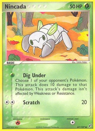 Nincada 067/107 - Reverse Holofoil - Common