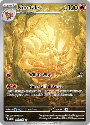 Ninetales 199/197 - Holofoil - Illustration Rare