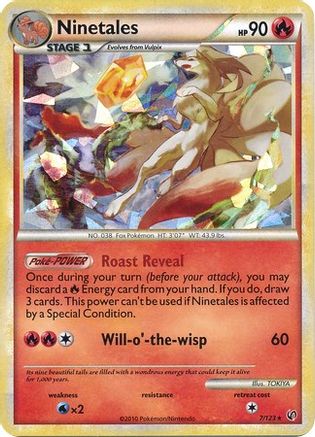 Ninetales - 7/123 (Cracked Ice)/123 - Holofoil - Promo