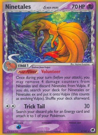 Ninetales (Delta Species)/101 - Reverse Holofoil - Holo Rare