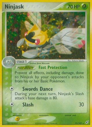 Ninjask - Reverse Holofoil - Holo Rare