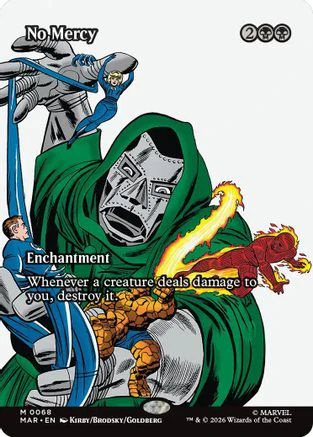 No Mercy (Borderless) (MAR-068) - Marvel Universe Eternal-Legal Foil